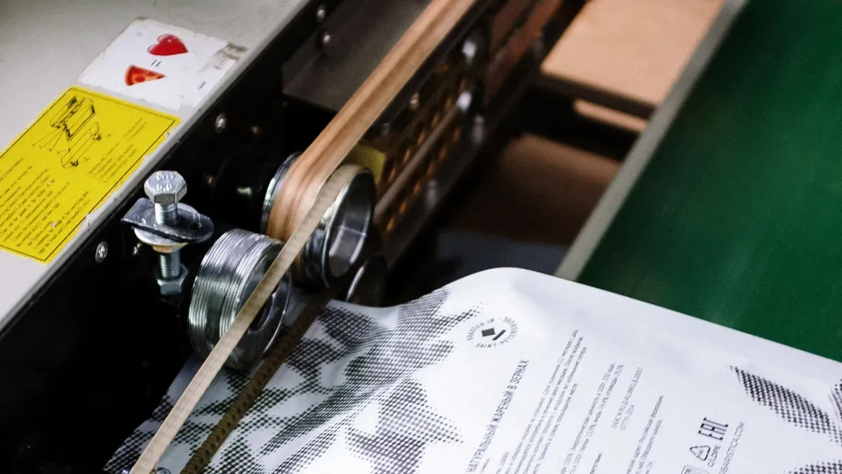 Who supplies large capacity cartridges for industrial adhesive filling?